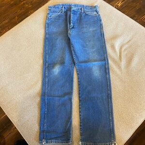 Wrangler Men's Straight Blue Jeans